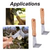 2PCS 19cm Bark Spud Debarking Tools Bark Remover Tree Bark
