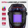 ARCCAPTAIN ARCCAPTAIN 3.94"X3.66" Welding Helmet Auto Darkening, 1/1/1/1 Top Optical