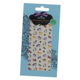 Ipetboom 3 Sheets Nail Art Decoration Nail Art Sticker Toenail Stickers Children Nail Stickers Kids Nail Art Nail Stickers for Women Nail Transfers Kids Decor Water Proof 3D Decorations