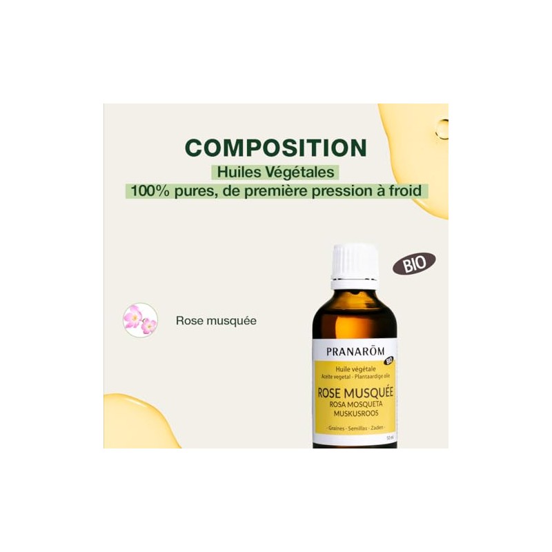 Pranarom Aceite Vegetal Rosa Mosqueta Bio 50ml