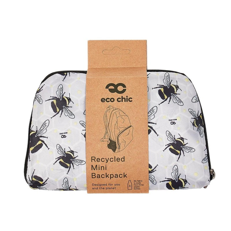 Eco Chic Lightweight Foldable Mini Backpack | Heavy Duty Water