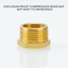 nutmanel Reducer Reducer 3/4 to 1/2 Inch Brass Pipe Connection