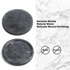 Moreast Genuine Black Marble Round Tray, High End Decorative Tray
