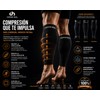 COPPER HEAL Calf Copper Compression Sleeves (1 Pair) for Training,