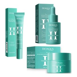 Kit Serum Crema Facial Ojos Ácido Hialurónico