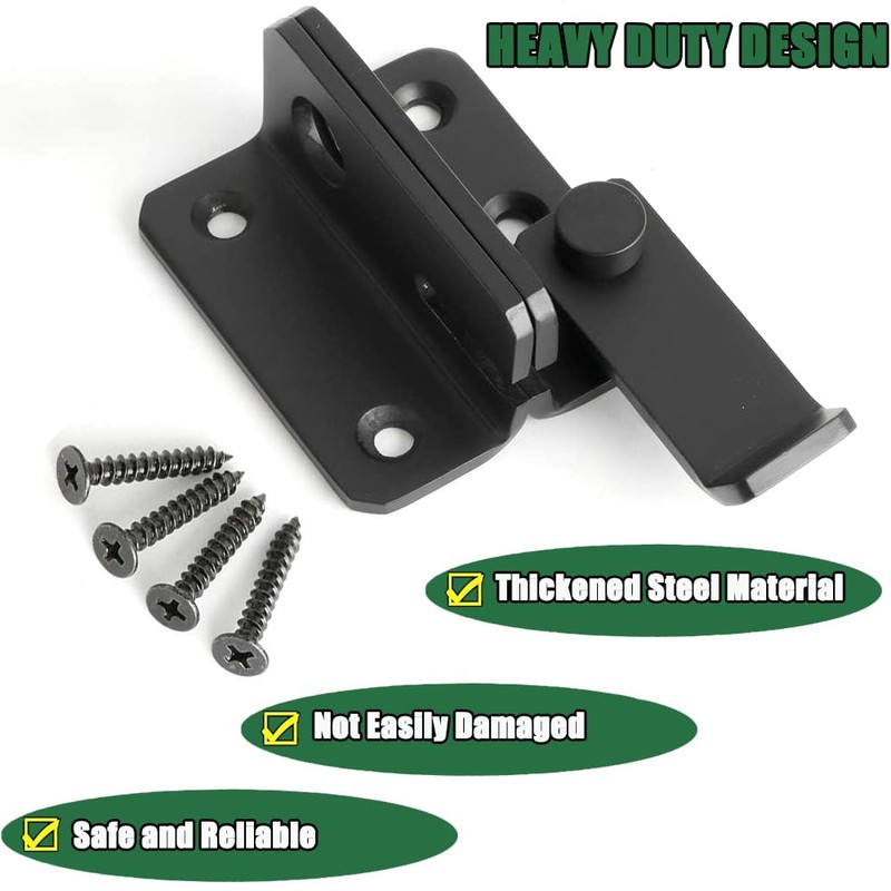 ZiYuya Folding Latch Gate Latch Security Latch Latch for Barn
