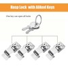 ZiYuya Padlock Hasp Right Angle 90 Degrees Hasp Lockable Safety