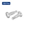 sourcing map #10-5/8" Self Drilling Screws, 120pcs 410 Stainless Steel