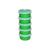 Tupperware Set of 5 Smidgets 1 Ounce Mini Containers Green
