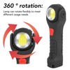 Flashlight 360 Degree Rotatable USB Charging Super Bright Magnetic Handheld