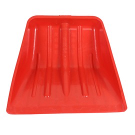 Snow Shovel Red Thickened PP Plastic Wear Resistant Tough Kids Safe Shovel for Garden 48 X 44cm / 18.9 X 17.3in