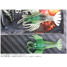 Fake Octopus Bait Marushin Fishing Gear Fake Shrimp Red Medium