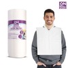 80-Pack Disposable Neck Tie Dental Bibs 20" X 24" -