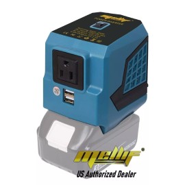 Mellif Portable Power Station for Makita 18v Battery, 200W Cordless Inverter AC