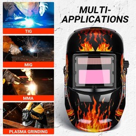 Welding Mask: DEKO Welding Helmet Auto Darkening, True Color Solar, Welding Mask Auto Darkening, Welders Mask, Welding Helmets