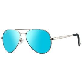 Pro Acme Kids Aviator Sunglasses for Boys Girls, Polarized Small Face for Youth Juniors Age 3-18, with Two Sizes 50MM 52MM