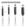 4pcs Flush Trim Router Bit 1/4 Inch Shank, Top Bearing
