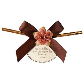 Ribbon with wire tie Full Reel/Tag with Brown (10 Pieces) ZPC – yT4