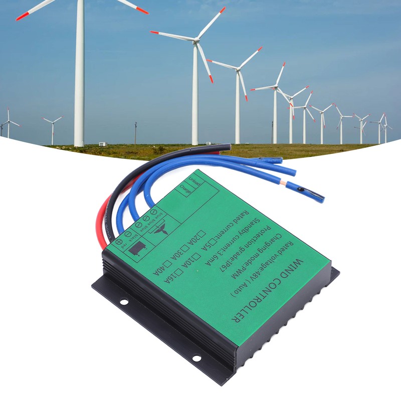 Wind Turbine Generator Controller 1000W Efficient PWM Charging IP67 LED