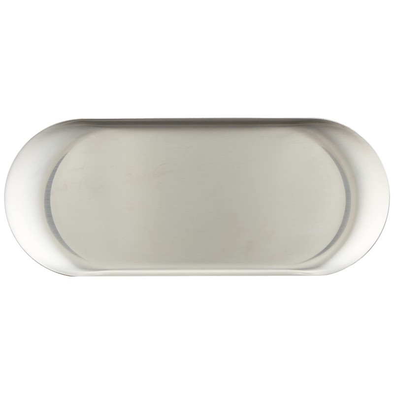 Hasetomi Manufacturing 18-8 Tinatray Oval Large, 8.8 x 3.7 inches