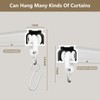 Hoeflife Ceiling Curtain Track, Curtain Track Ceiling Mount, Room Divider