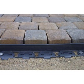Home and Country USA 6 Pack Landscape Paver Edging, 7.8'x 1.87" Black
