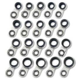 Rod Guide, Stainless Steel, 0.1 - 0.24 inches (3.1 - 6.0 mm), 20 Piece Set, Repair, Replacement