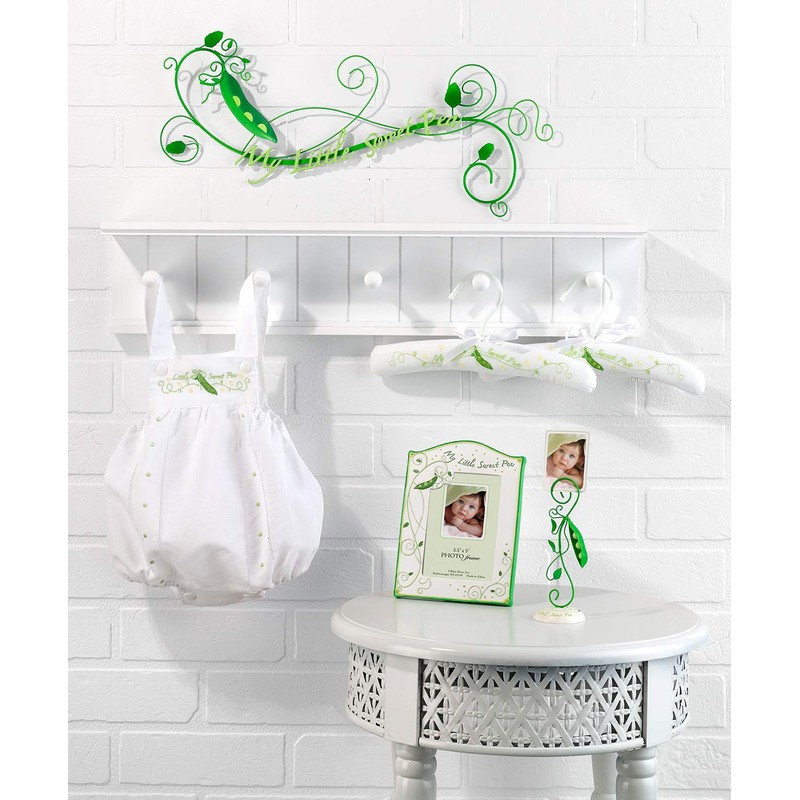 Lillian Rose Cloth Hangers, Sweet Pea, 10.5", 2 Count