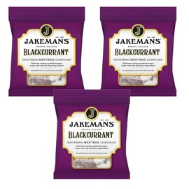 Generic Jakeman Soothing Menthol Lozenges 73g Different Flavours (12 x 73g Bags (Full Box), Blackcurrant)