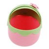 Kisangel Mini Cartoon Strawberry Shaped Desktop Trash Bin Small Portable