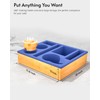 RGBDOT Couch Cup Holder Tray - Couch Organizer Caddy, Silicone