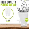 idea-station Plastic Cups 12 x 450 ml - Transparent -