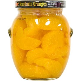MW Polar Mandarin Orange Segments in Light Syrup, glass jar 10oz (Pack of 12)