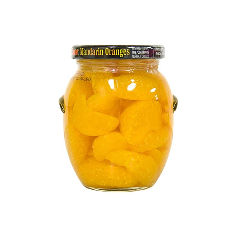 MW Polar Mandarin Orange Segments in Light Syrup, glass jar