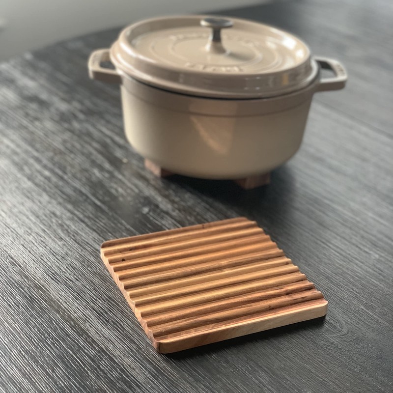 Ironwood Gourmet Sedona Trivet, Set of 2 Acacia Wood Hot