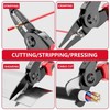 5 in 1 Pliers Set Steel Multifunctional Interchangeable Head Pliers