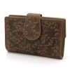 ekavale Women Blossom Pattern Leather Wallet for Women Medium Batch