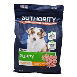 Authority Puppy Chicken and Rice Dry Dog Food, 6 Pound Bag