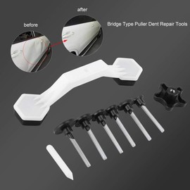 Dent Repair Kit, Refrigerator Car Body Bridge Type Puller and Pulling Tabs Set Paintless Dent Repair Tools for Car Body Dent Repair
