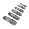 6Pcs NPT Pipe Tap Set Thread HSS for Plumber Industrial