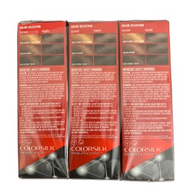 Revlon Permanent Hair Color Dye Colorsilk 4.4 oz 20 Brown Black 3 Pack