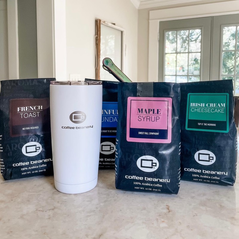 Maple Syrup Flavored Coffee, Specialty Arabica Coffee, Medium Roast, 12