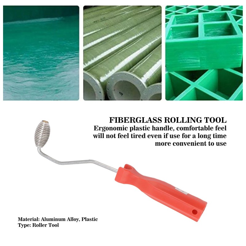 Fiberglass Bubble Roller Paddle Tool For Resin Lamination Window Screen