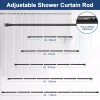 Nicecho Tension no drill on or wall mounted drill shower