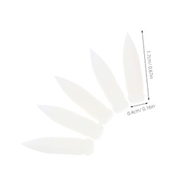 DIYEAH 10pcs Mark Pen Replacement Tip Marker Pen Points Paint Marker Replacement Nibs Pen Tips White Nylon