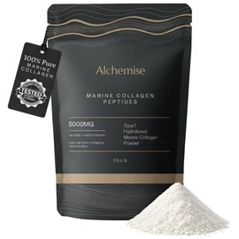 Marine Collagen Powder 200g, Hydrolysed Collagen Peptides Type 1, 40 Servings, Unflavoured