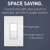 Legrand radiant NTL873WCC6 15 Amp Combination Adjustable LED Night Light