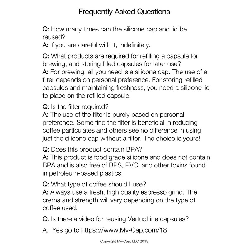 My-Cap's Silicone Cap and Lid to Reuse Capsules (Blueberry Color)