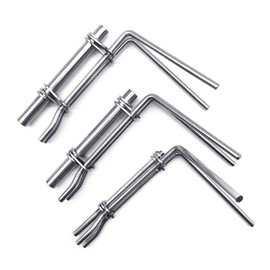 Hydraulic Cylinder Piston Rod Seal Installation Tool Set Hydraulic U-Cup Seal Twistors Installation Tool Set 3 Pieces/Set Seal Twistor Kit Seal Twistor Installation Tool