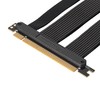 SilverStone Technology RC05 220mm Flexible PCIe 4.0 x16 Riser Cable,
